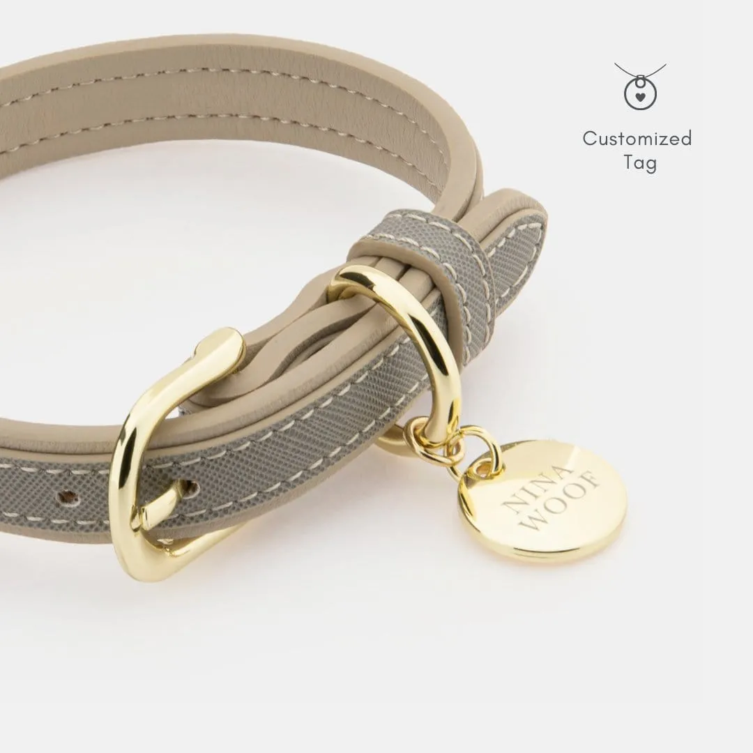 London Vegan Leather Dog Collar | Multiple Colours
