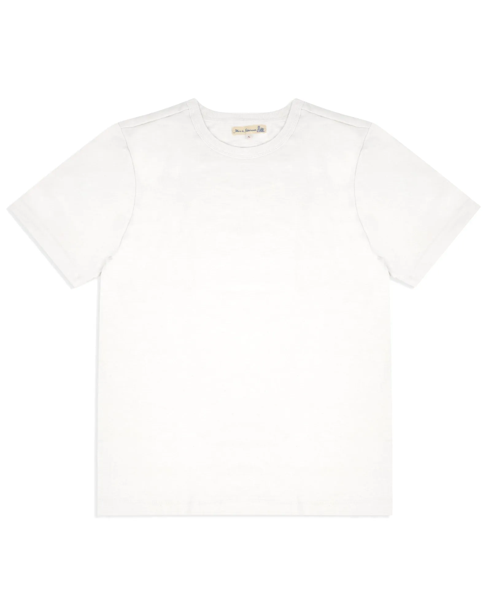 Merz b. Schwanen Good Originals 2S14 10.7oz Relaxed Fit Loopwheeled Heavy Tee - White