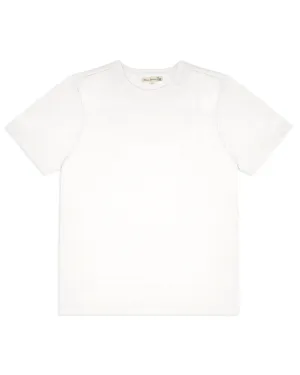 Merz b. Schwanen Good Originals 2S14 10.7oz Relaxed Fit Loopwheeled Heavy Tee - White