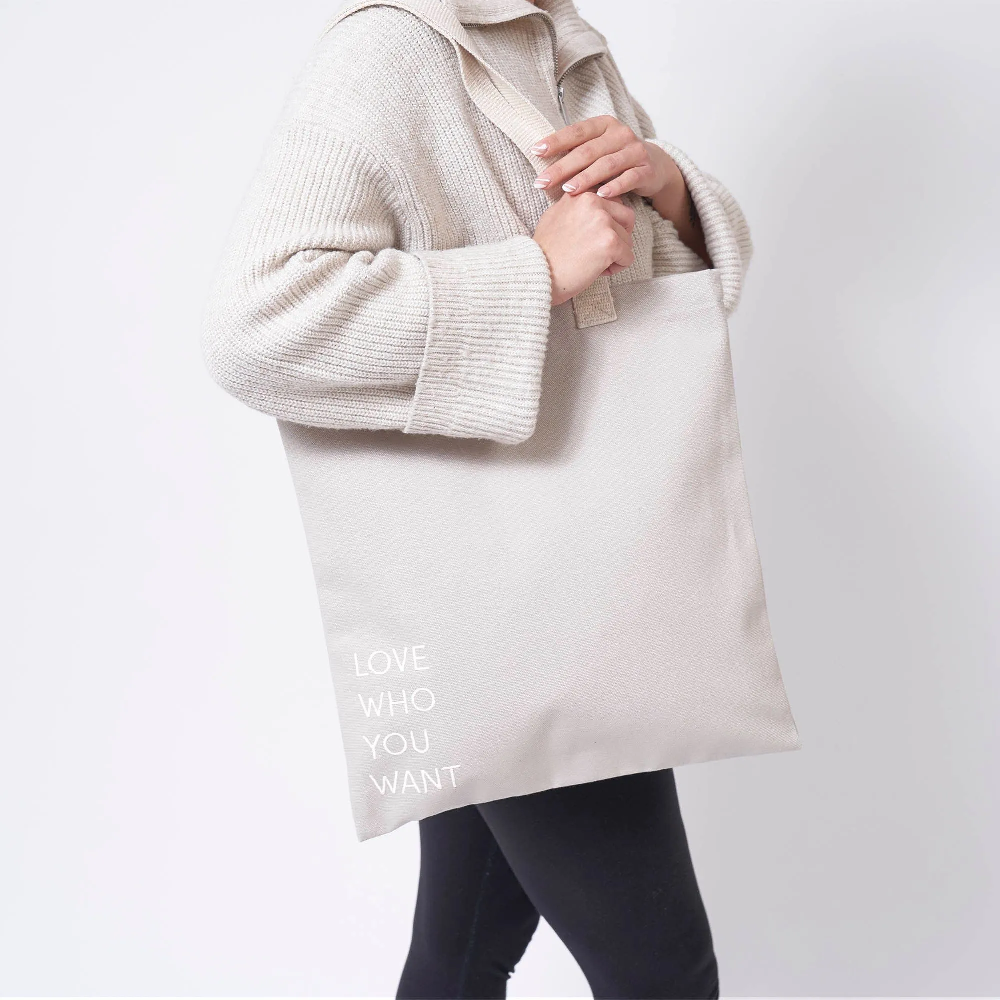 Natural Cotton Canvas Jute Bag | Desert Sand Pride Edition