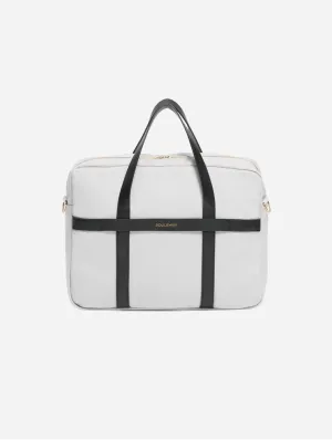 Natural Cotton Canvas Laptop Bag | Dust Grey