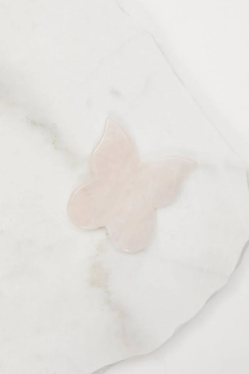 Pink Rose Quartz Gua Sha Facial Stone