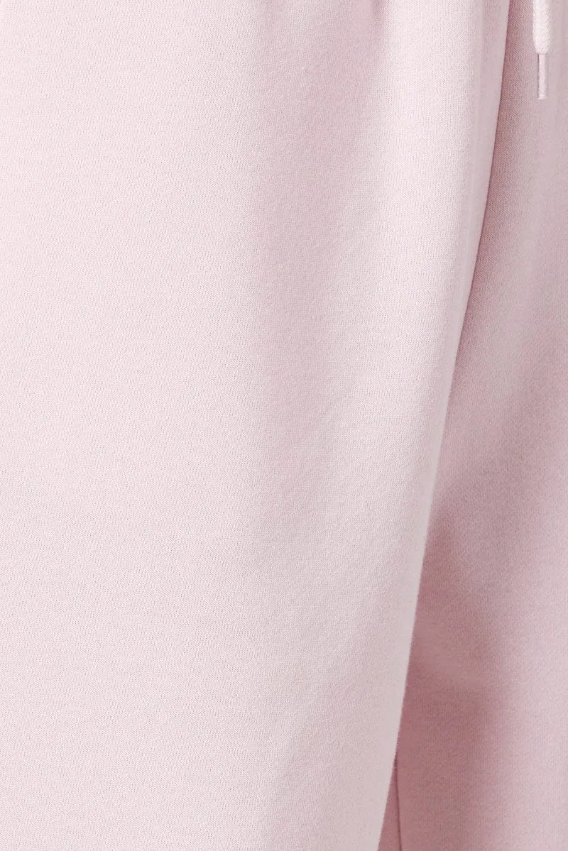 Pink Track Pants Wide Leg Pants