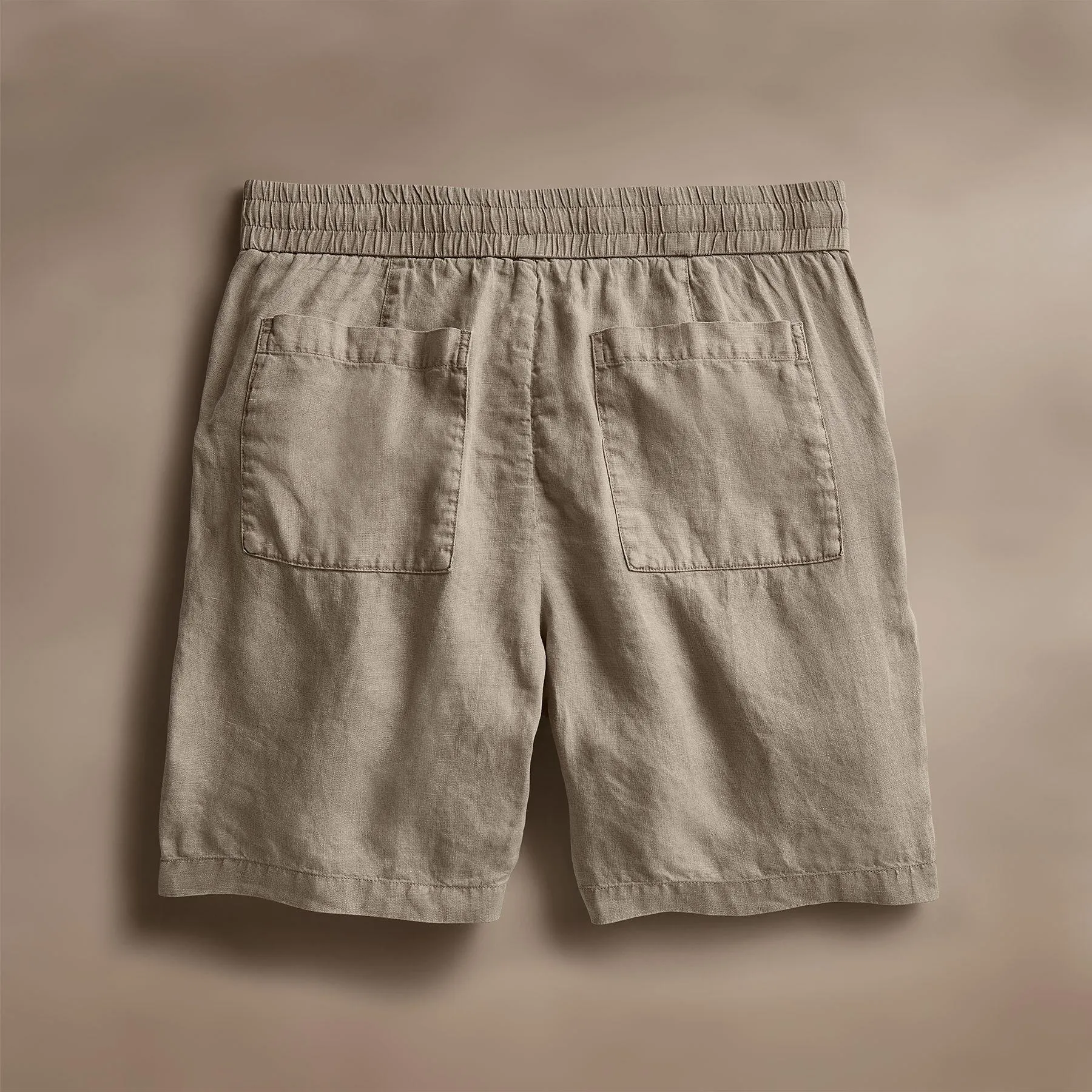 Relaxed Fit Linen Short - Mineral Pigment