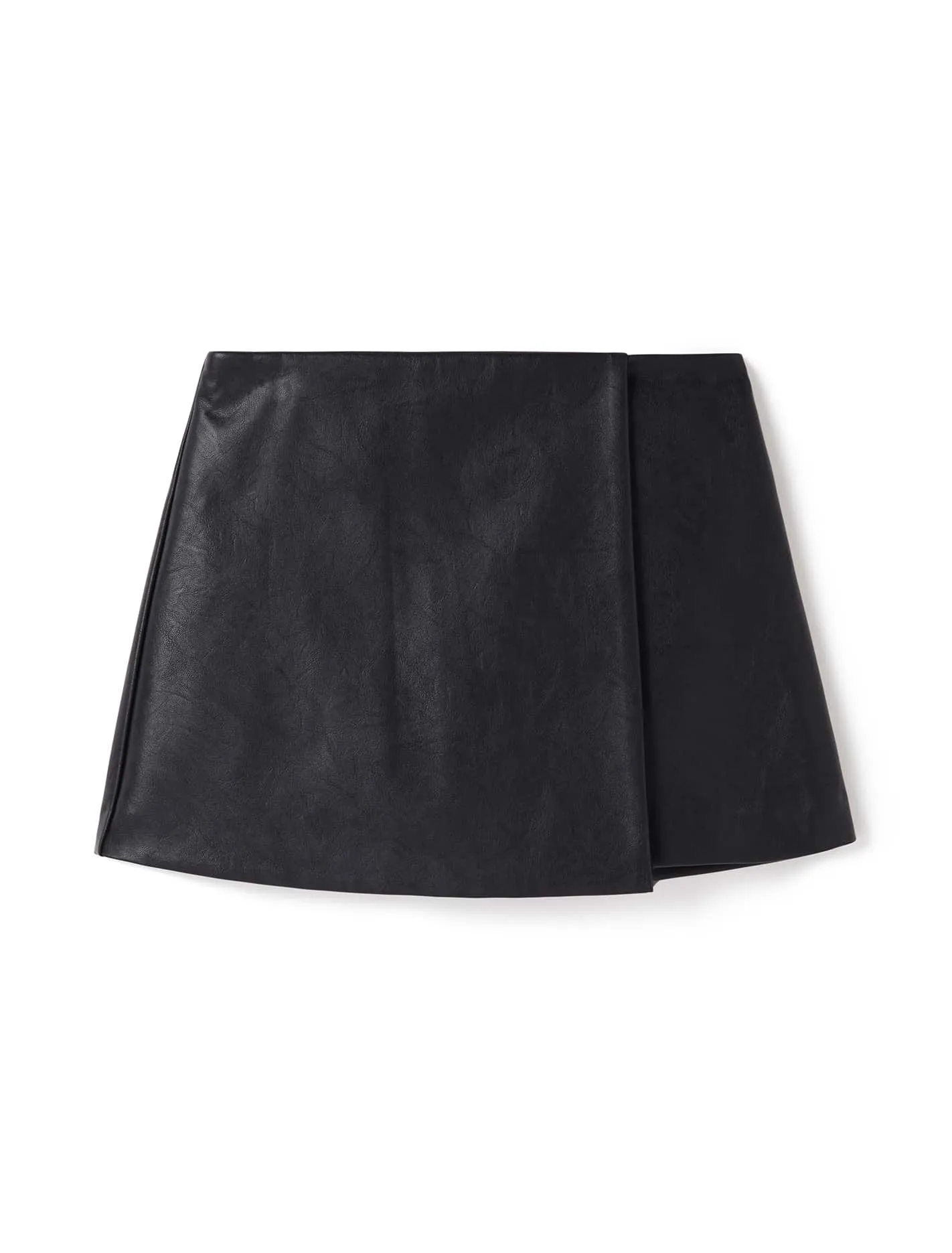 Sharita Teen Faux Leather Mini Skirt