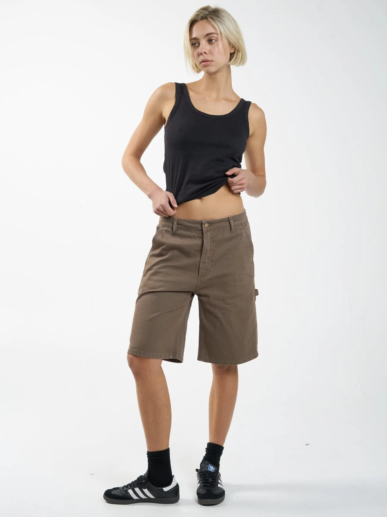 Slouch Carpenter Twill Short - Desert
