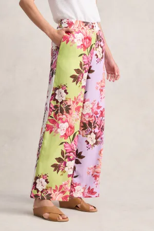 Spliced Floral Soft Pant - Spliced Floral