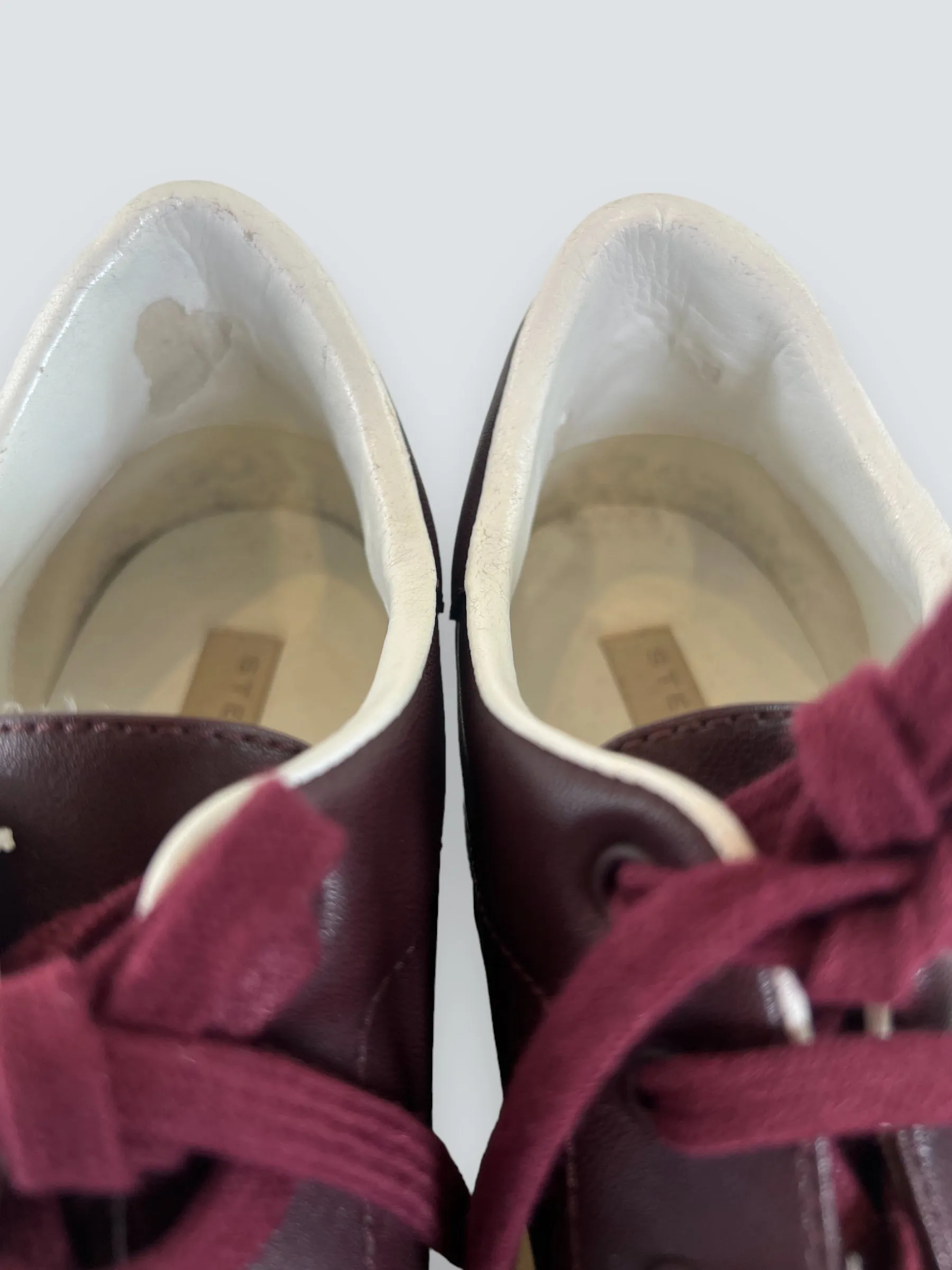 Stella McCartney Size UK 3 Burgundy Shoes