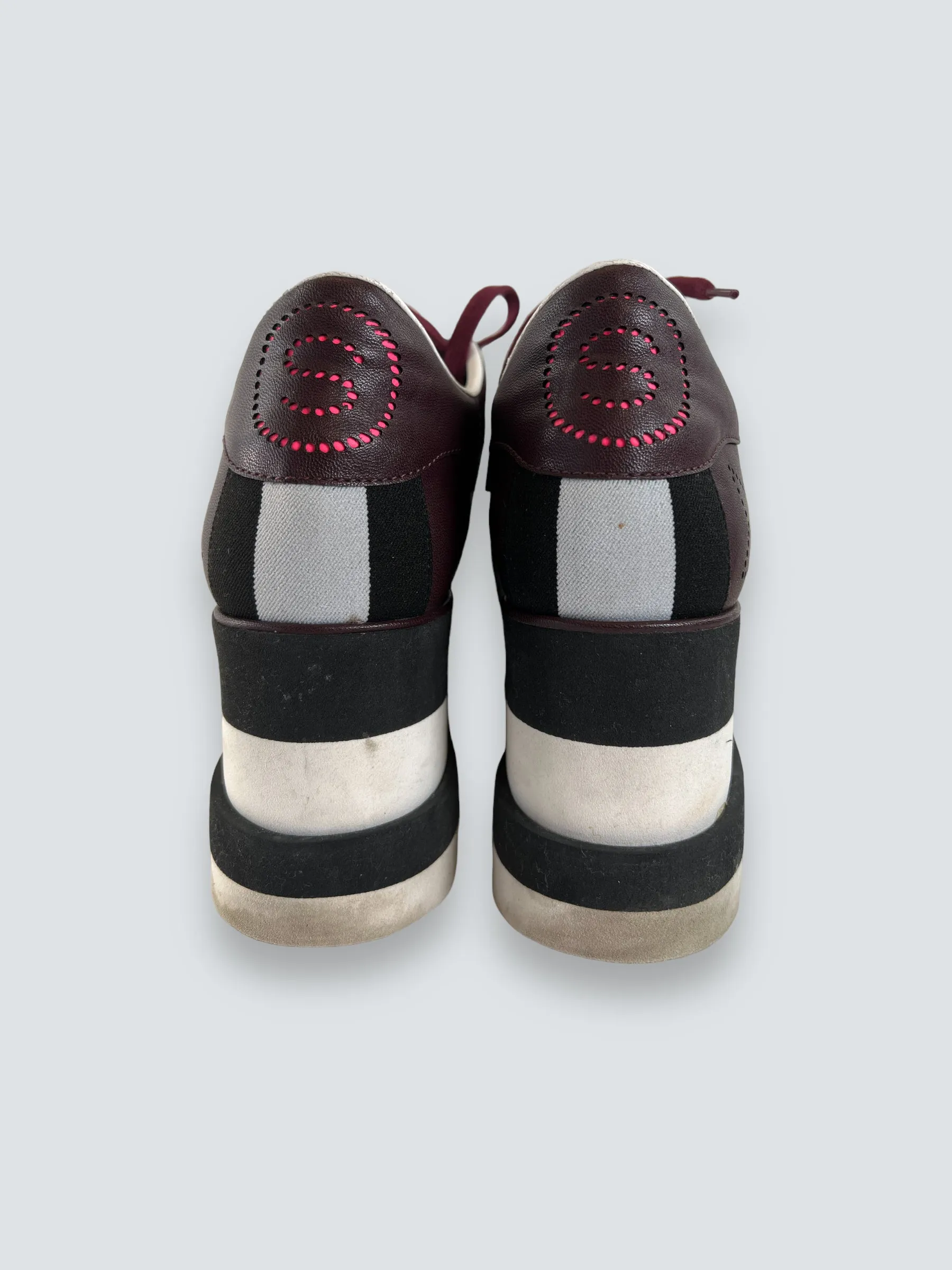 Stella McCartney Size UK 3 Burgundy Shoes