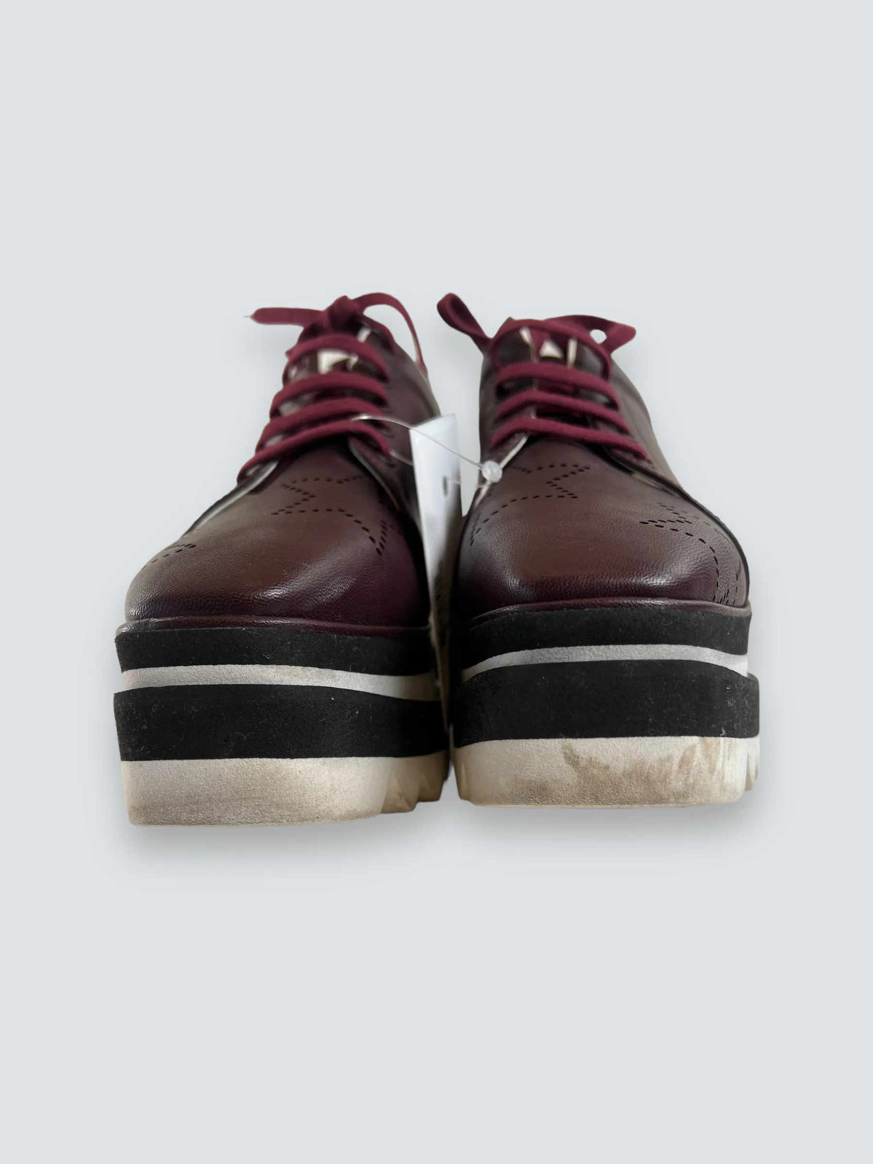 Stella McCartney Size UK 3 Burgundy Shoes