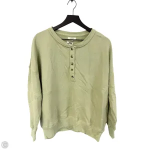 Sweatshirt Crewneck By Maurices In Green, Size: M
