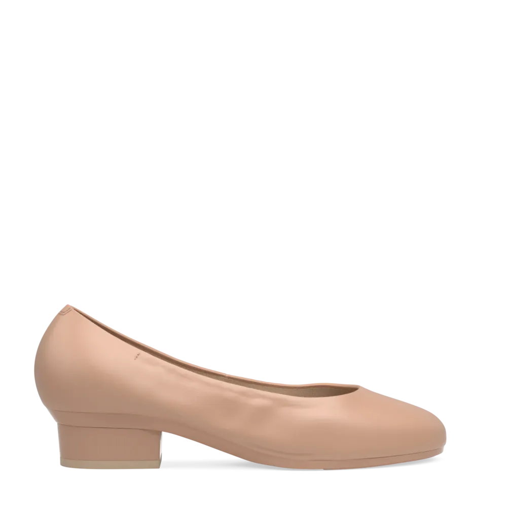 The Ballet Pump - Latte Stretch Leather Flat - FINAL SALE