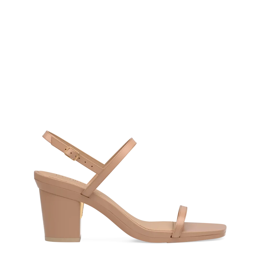The Miranda - Latte Leather 3 Block
