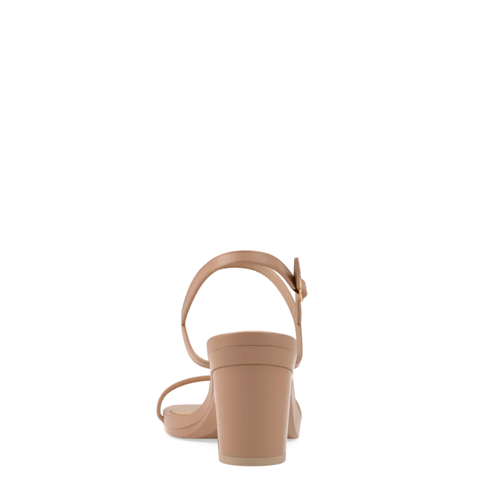 The Miranda - Latte Leather 3 Block