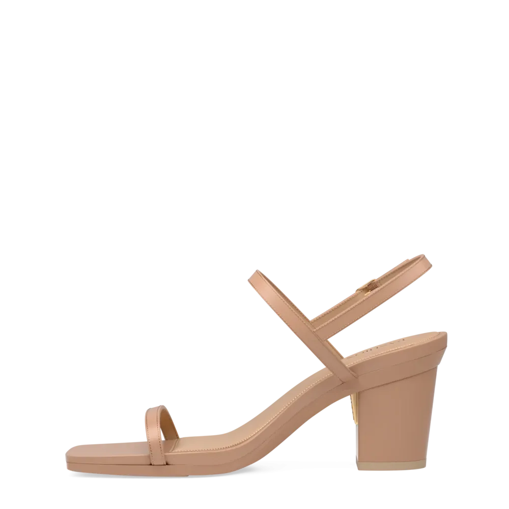 The Miranda - Latte Leather 3 Block