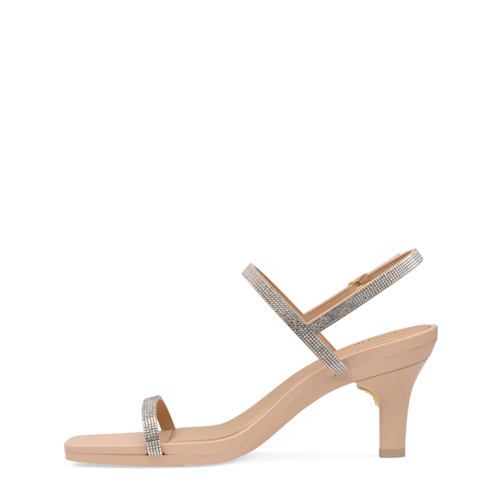 The Miranda - Sand Rhinestone 3 Stiletto