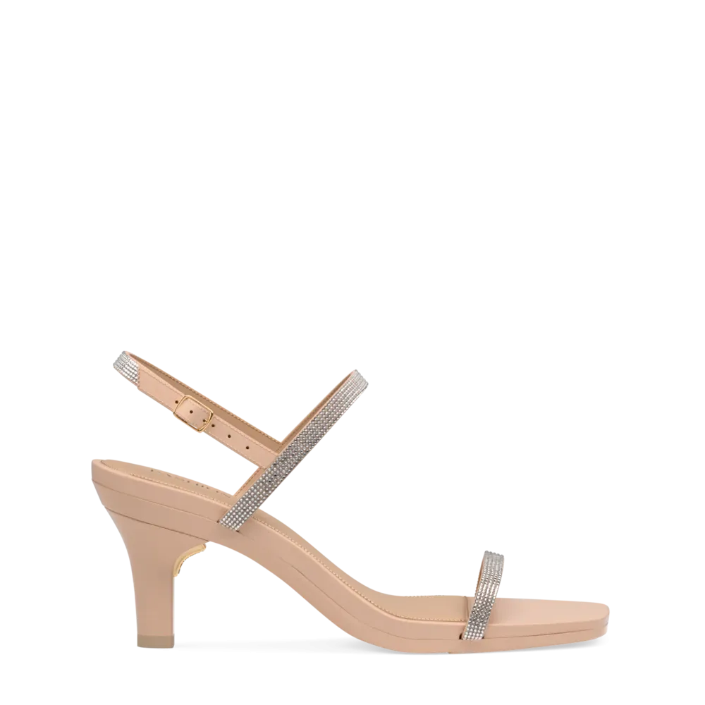The Miranda - Sand Rhinestone 3 Stiletto