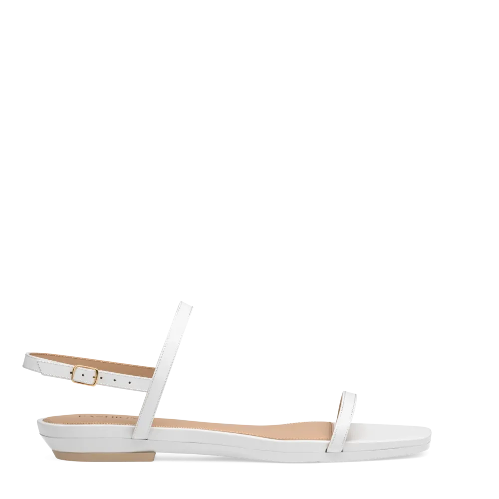 The Miranda - White Leather