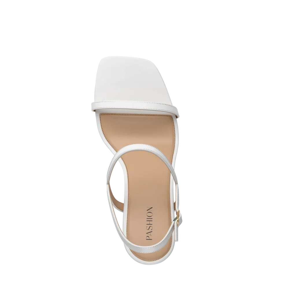 The Miranda - White Leather