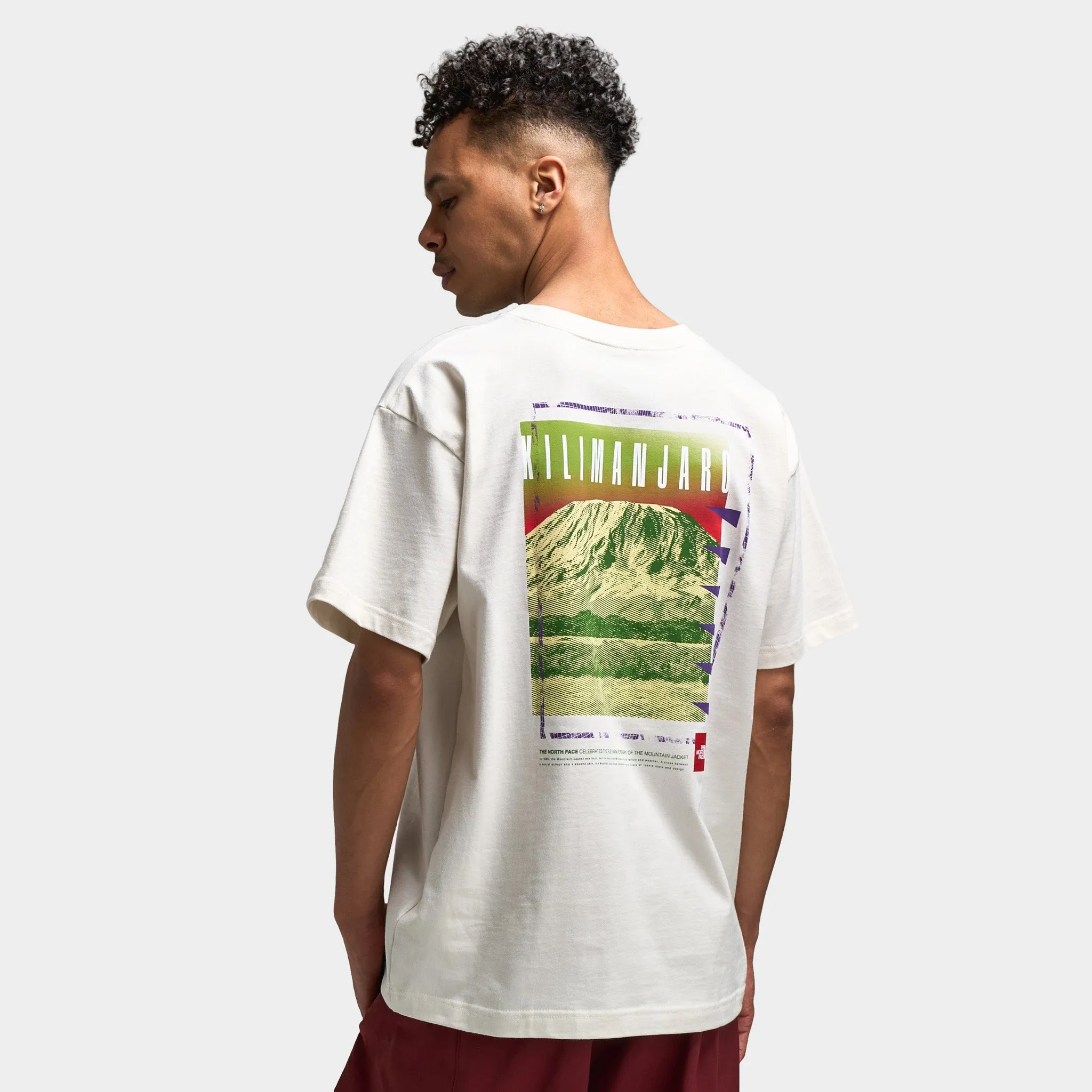 The North Face Red Box Kilimanjaro Heavyweight T-Shirt / White Dune