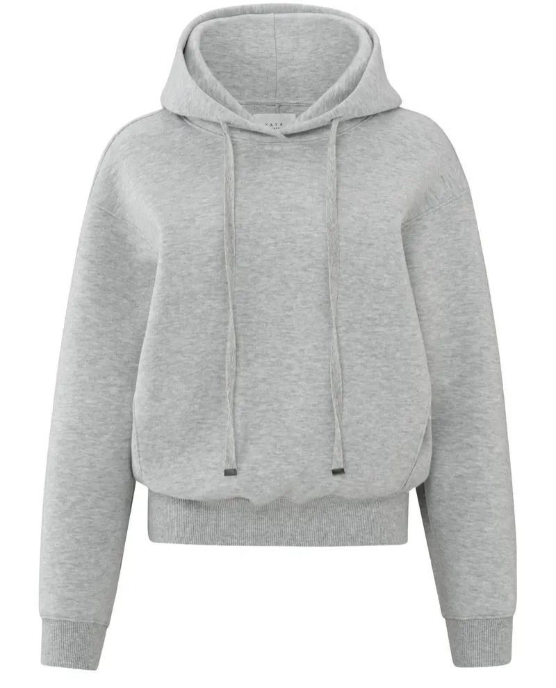 Yaya Light Grey Hooded Sweatshirt
